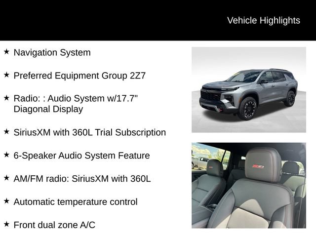Certified 2026 Chevrolet Traverse Z71 AWD/4WD image 7