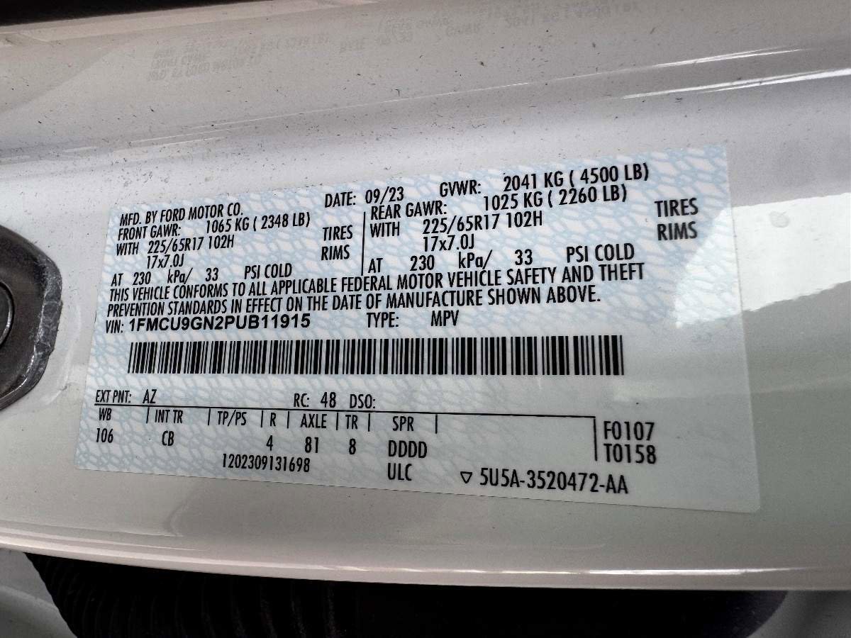 Used 2023 Ford Escape Active w/ Tech Pack #2 image 32