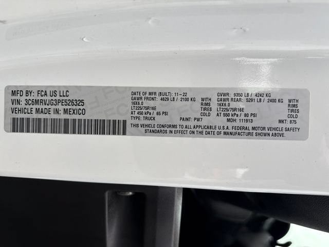 Used 2023 RAM ProMaster 3500 w/ Driver Convenience Group FWD image 17