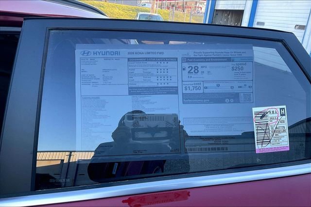 New 2026 Hyundai Kona Limited FWD image 14