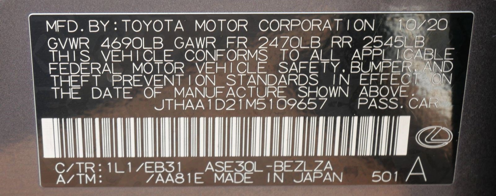 Used 2021 Lexus IS 300 IS 300 w/ Accessory Package 2 image 29