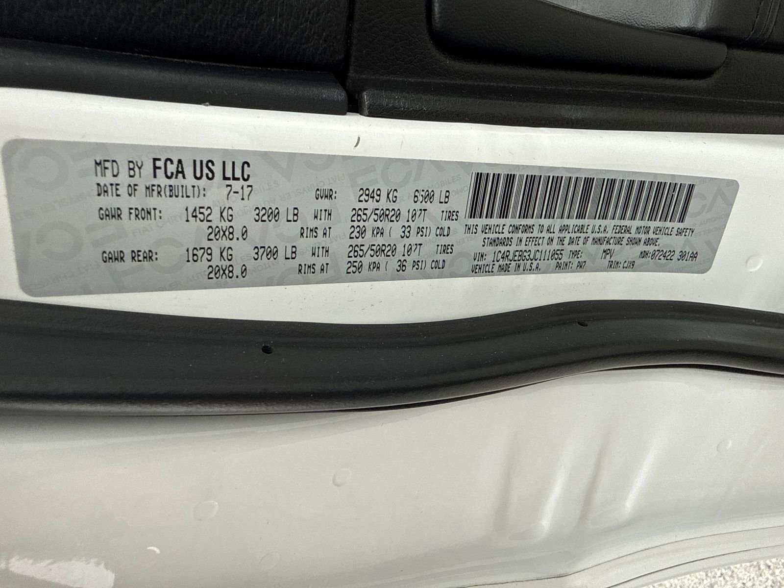 Used 2018 Jeep Grand Cherokee Limited RWD image 54