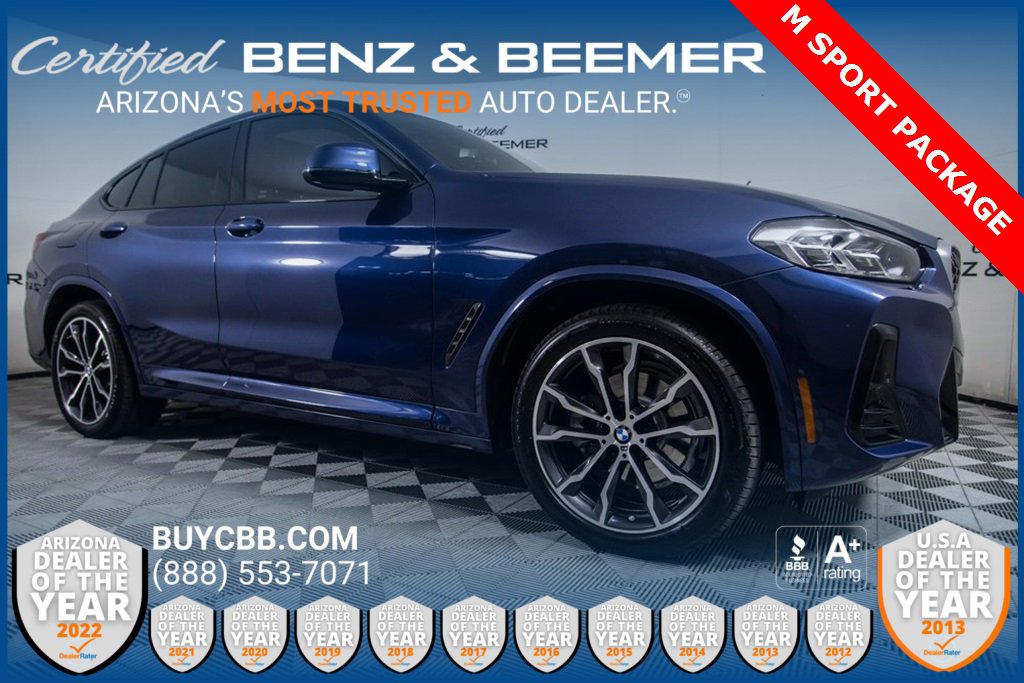 Used 2024 BMW X4 xDrive30i w/ M Sport Package