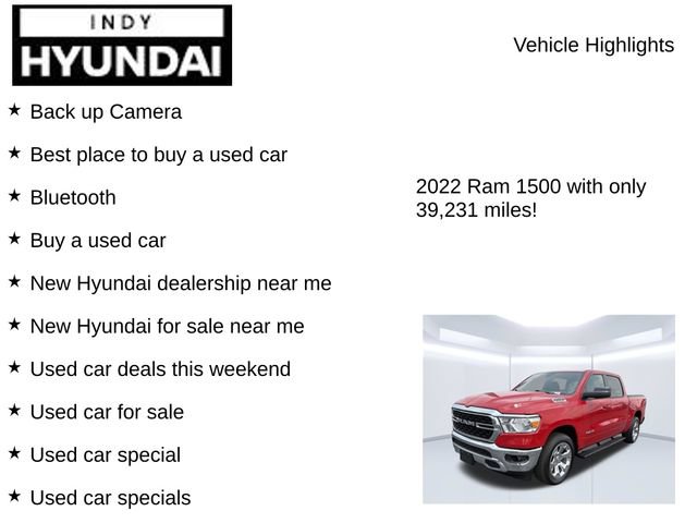Used 2022 RAM 1500 Big Horn AWD/4WD image 7