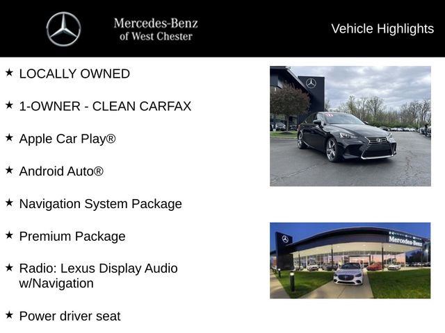 Used 2017 Lexus IS 300 AWD w/ Navigation System Package image 5