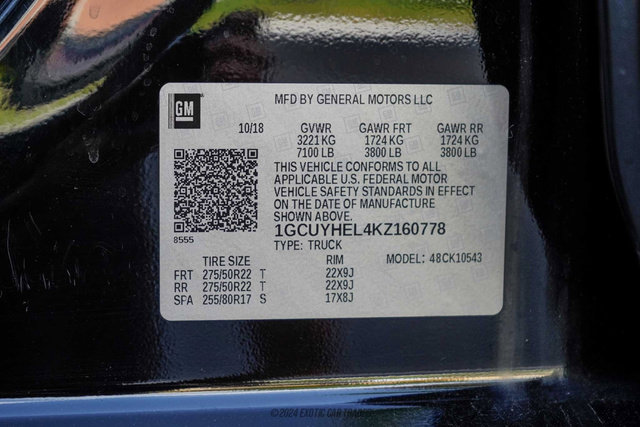 Used 2019 Chevrolet Silverado 1500 High Country w/ Technology Package AWD/4WD image 76