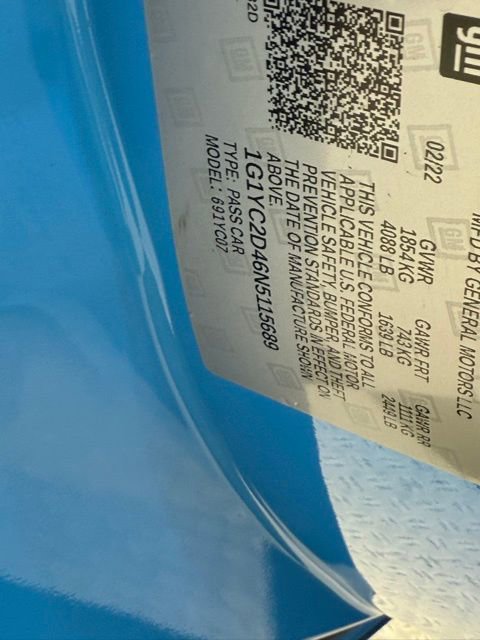 Used 2022 Chevrolet Corvette Stingray Premium Cpe w/ Z51 Performance Package image 37