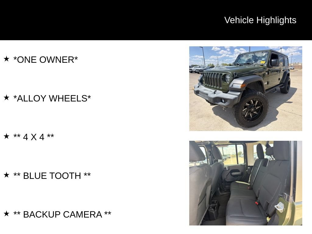 Used 2021 Jeep Wrangler Unlimited Sport AWD/4WD image 4