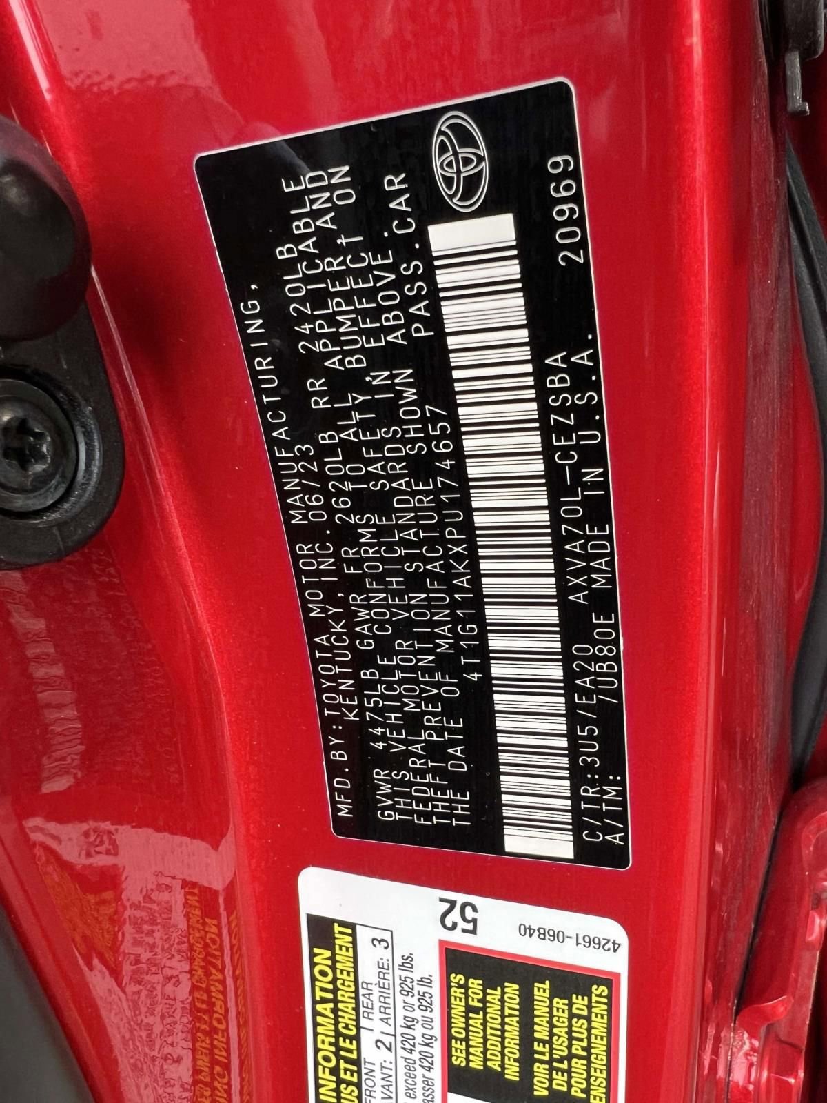 Used 2023 Toyota Camry SE image 18