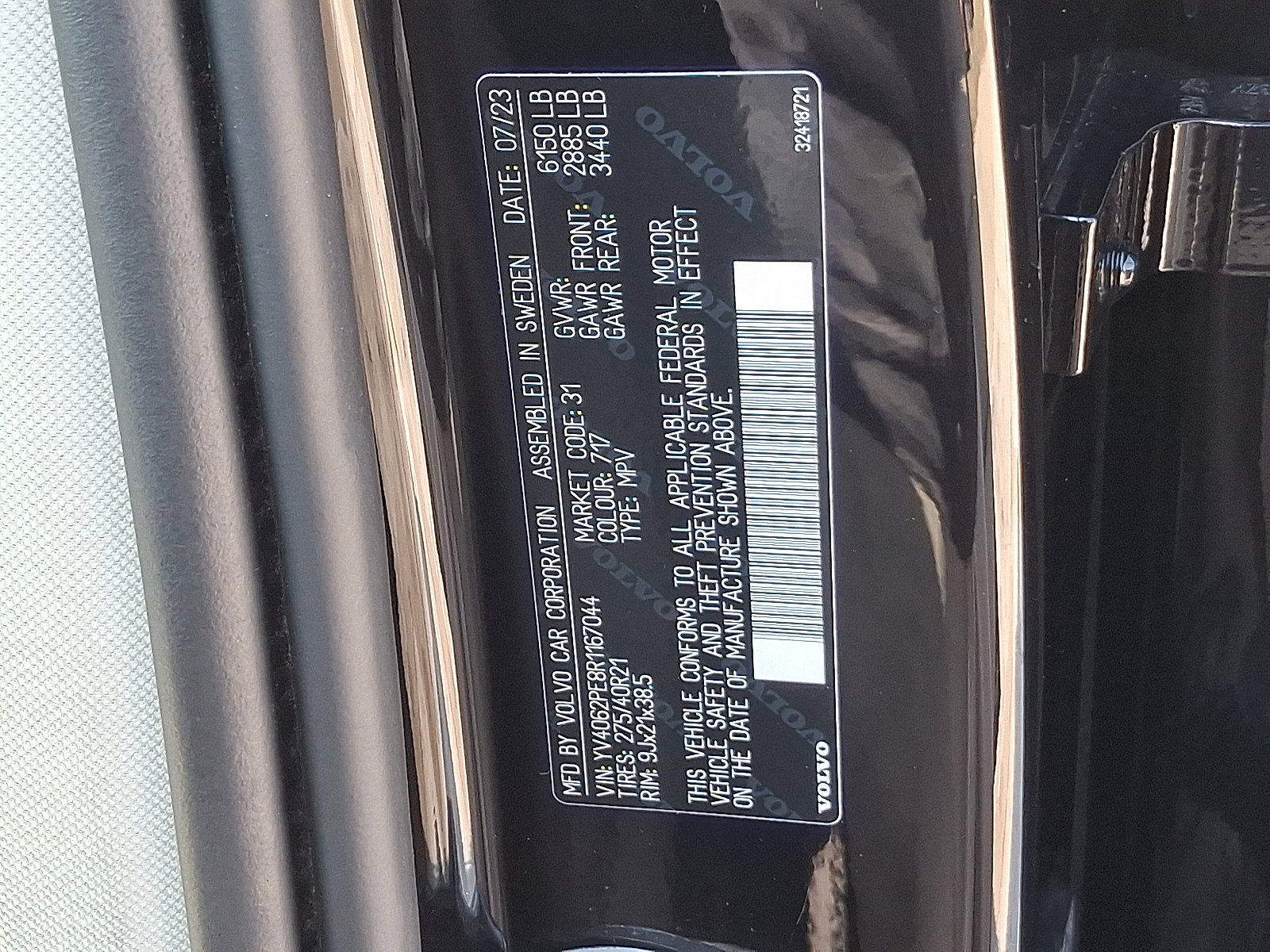 Certified 2024 Volvo XC90 B6 Plus w/ Protection Package image 30