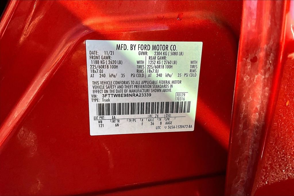 Used 2022 Ford Maverick Lariat w/ Lariat Luxury Package image 31