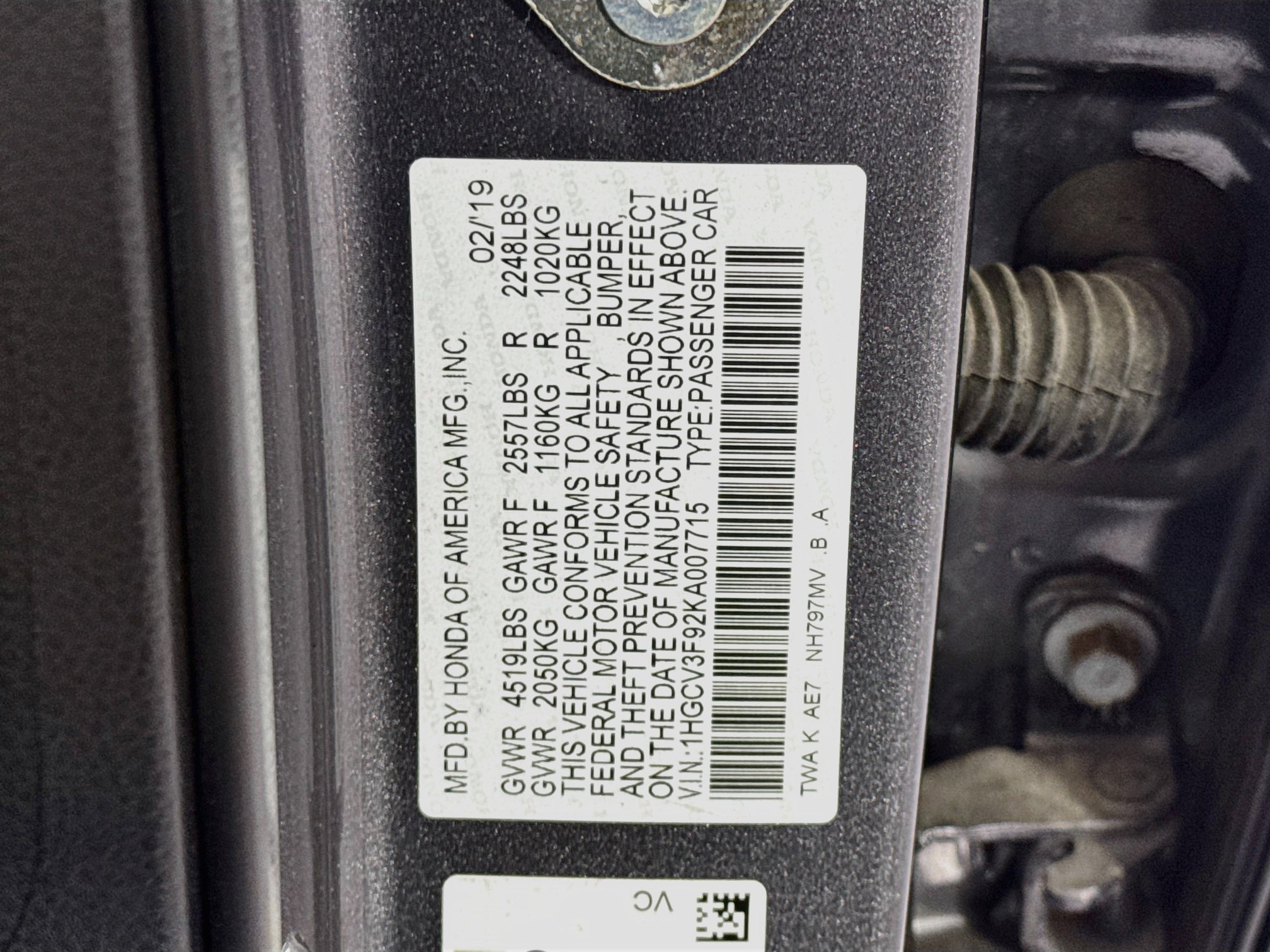 Certified 2019 Honda Accord Touring image 33