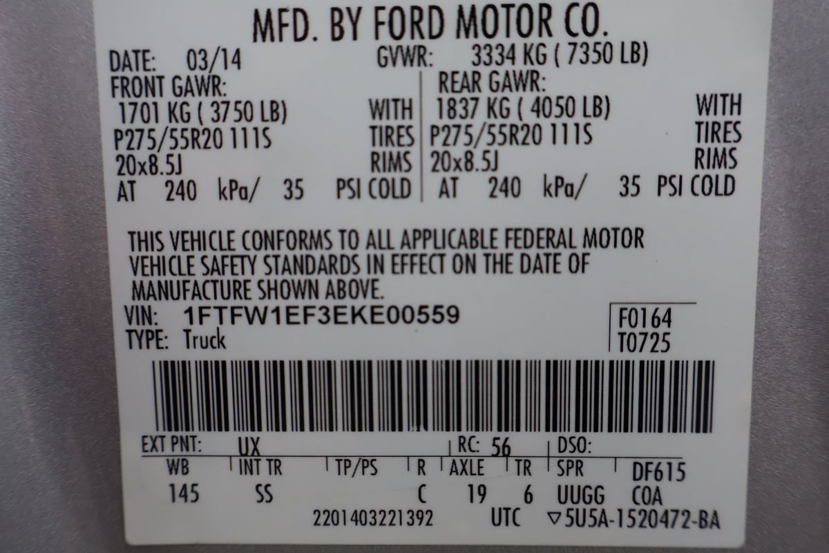 Used 2014 Ford F150 STX w/ Equipment Group 201A Mid AWD/4WD image 43