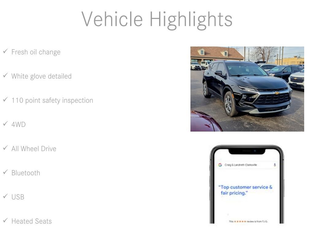 Used 2023 Chevrolet Blazer LT w/ Convenience Package image 5