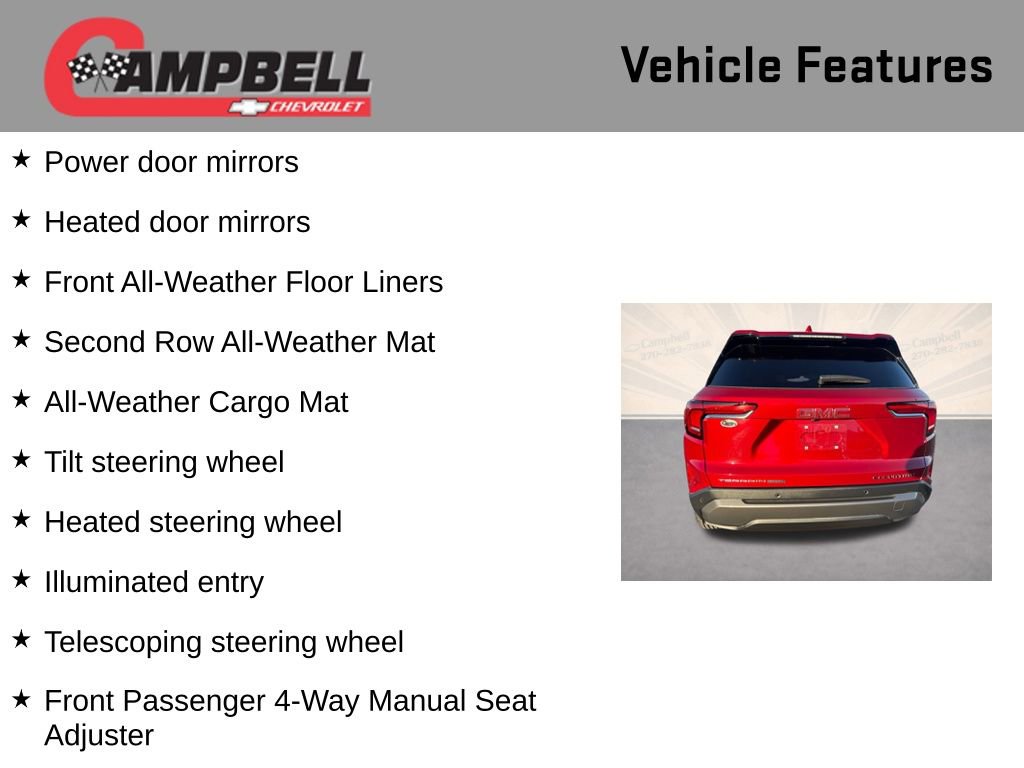 Used 2026 GMC Terrain Elevation w/ LPO, Floor Liner Package image 10