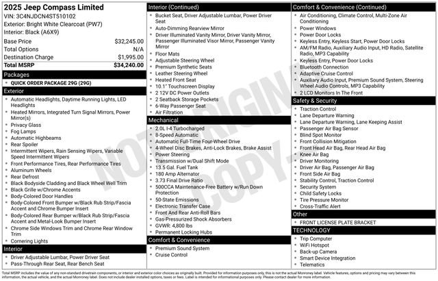 Used 2025 Jeep Compass Limited image 42