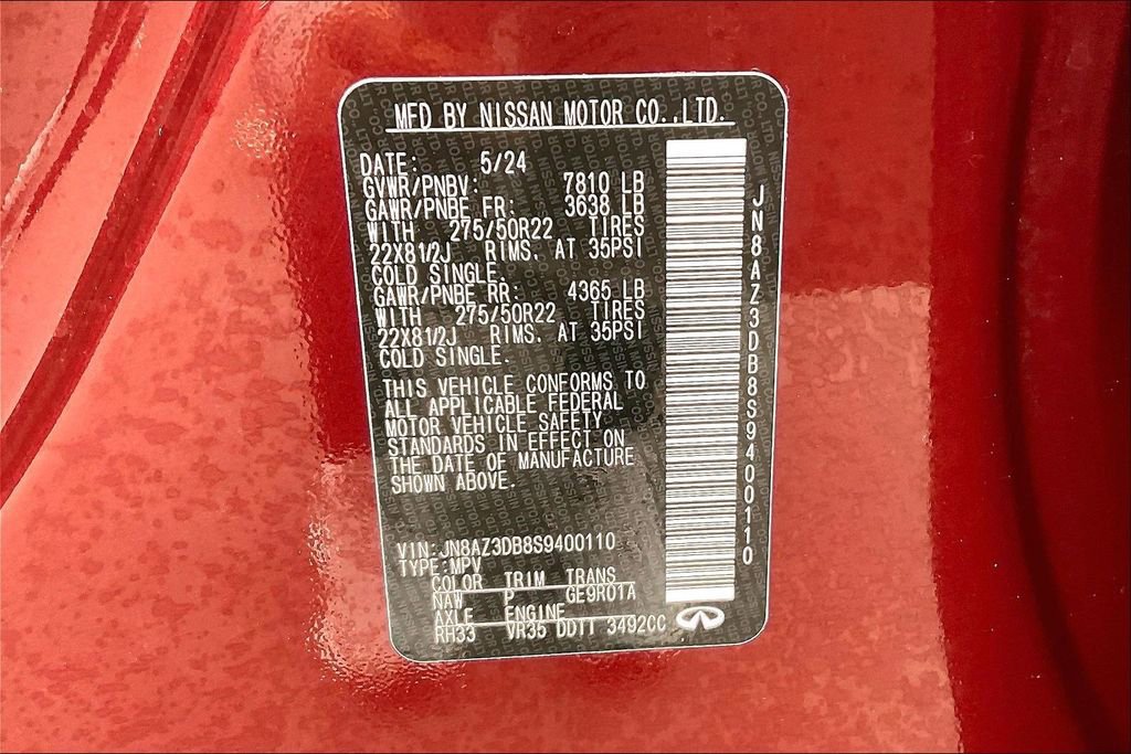 Used 2025 INFINITI QX80 Sensory AWD/4WD image 21