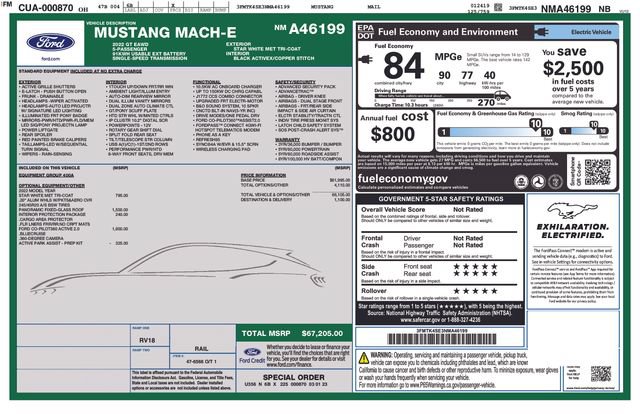 Used 2022 Ford Mustang Mach-E GT AWD/4WD image 5