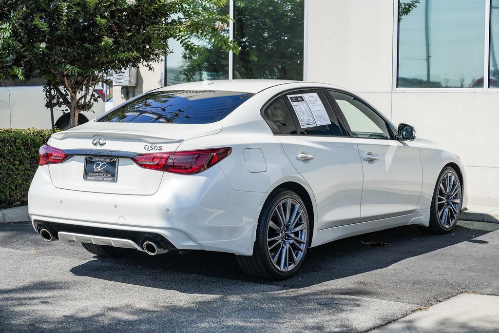 Certified 2022 INFINITI Q50 Red Sport 400 image 6