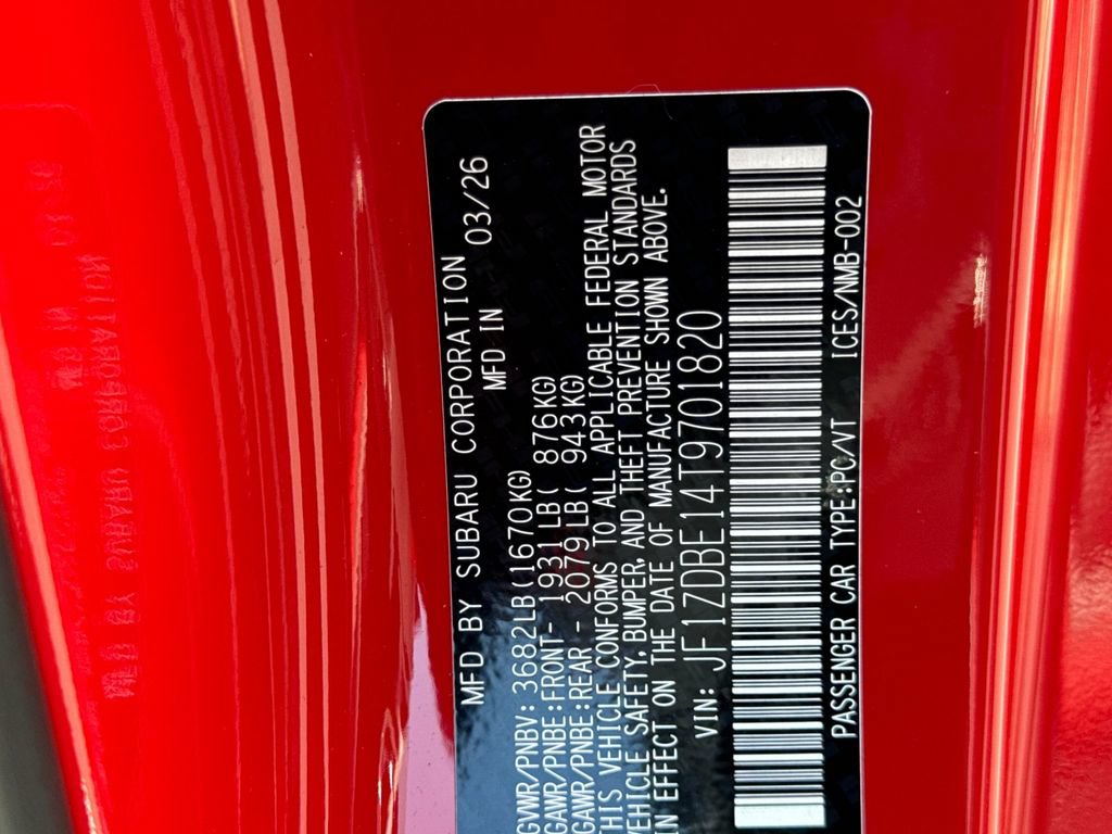 New 2026 Subaru BRZ Limited RWD image 32