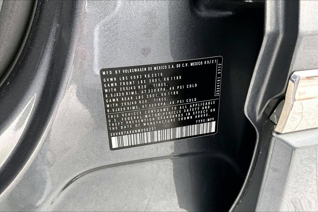 Used 2022 Volkswagen Tiguan SEL R-Line AWD/4WD image 44