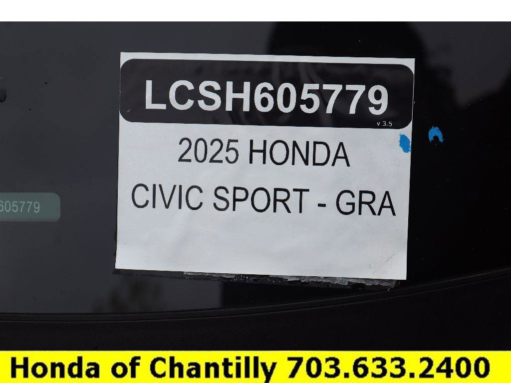 Certified 2025 Honda Civic Sport image 33