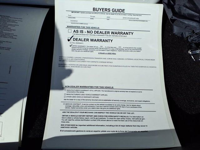 Used 2022 Ford Escape SE w/ Convenience Package image 35