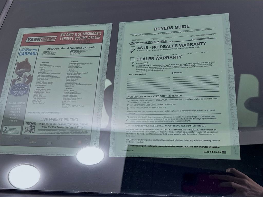 Certified 2023 Jeep Grand Cherokee L Altitude image 16