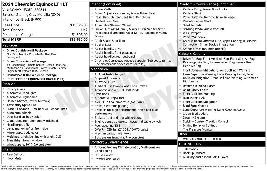 Used 2024 Chevrolet Equinox LT image 6
