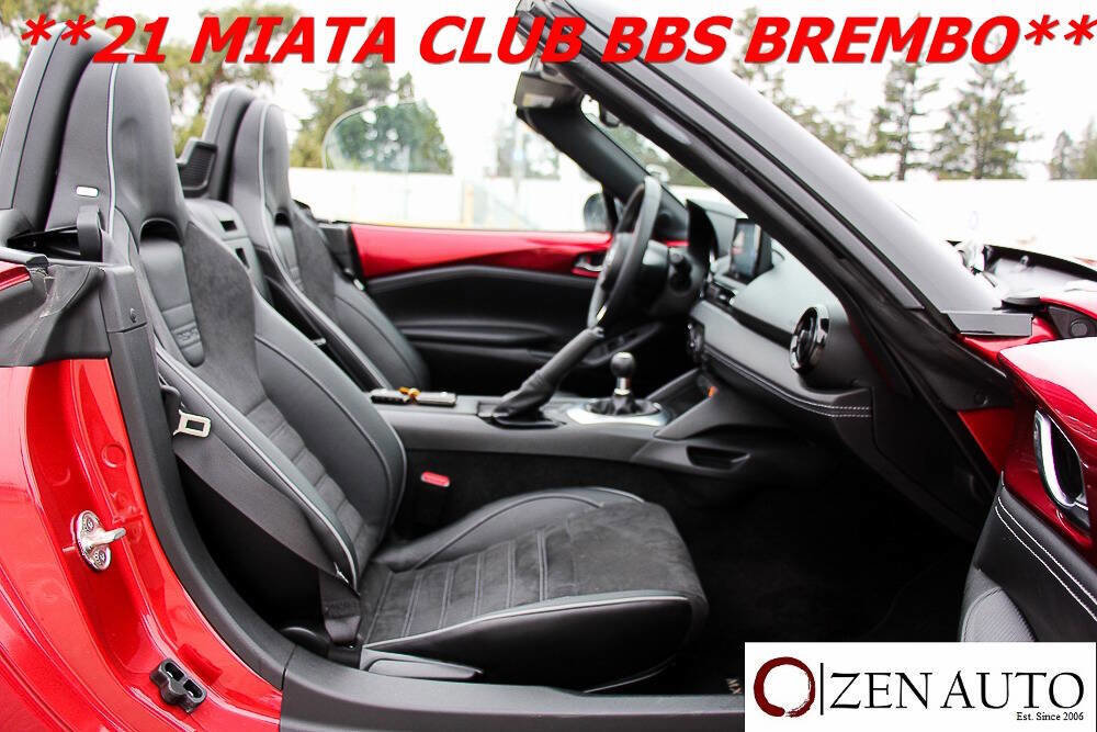 Used 2021 MAZDA MX-5 Miata Club w/ Brembo/BBS Recaro Package image 25