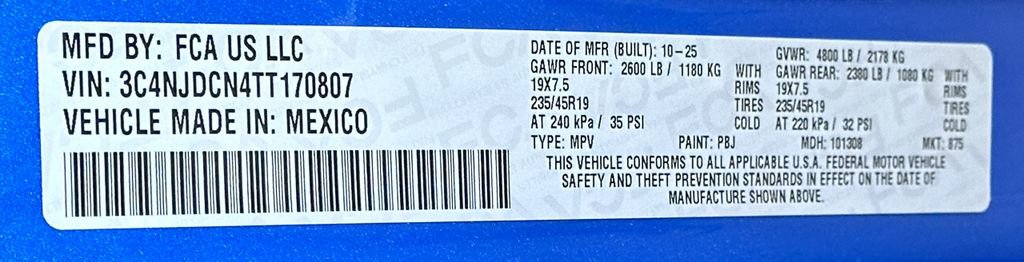 New 2026 Jeep Compass Limited w/ Sun, Sound & Navigation Group image 47