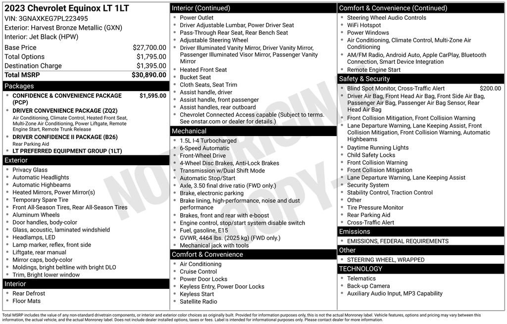 Certified 2023 Chevrolet Equinox LT image 6