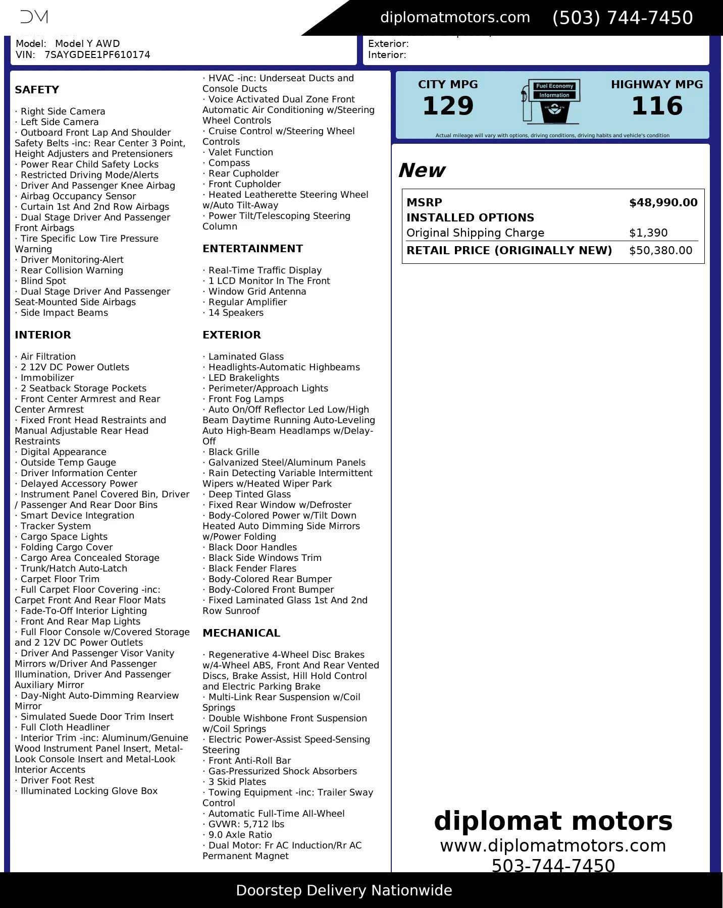 Used 2023 Tesla Model Y Long Range image 2