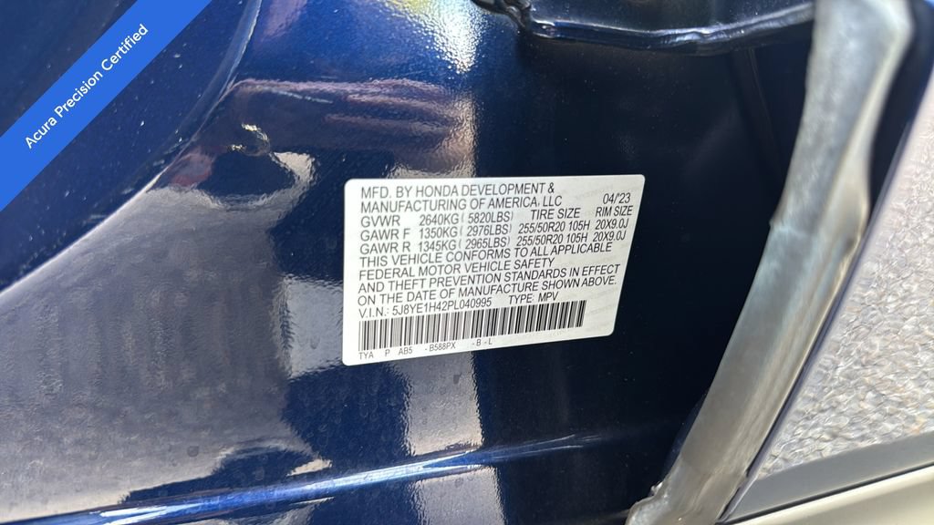 Certified 2023 Acura MDX SH-AWD w/ Technology Package image 26