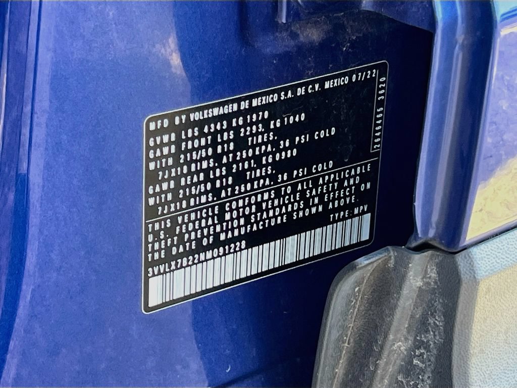 Used 2022 Volkswagen Taos SE FWD image 29