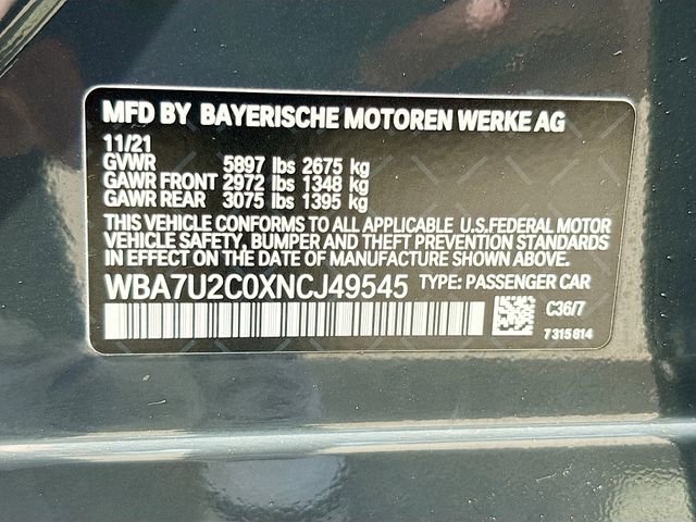 Used 2022 BMW 750i xDrive w/ Executive Package image 45