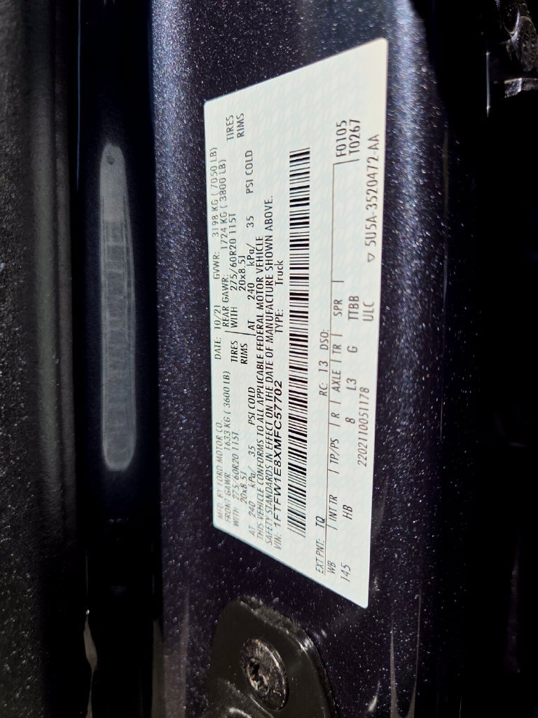 Used 2021 Ford F150 Lariat w/ Equipment Group 502A High AWD/4WD image 34