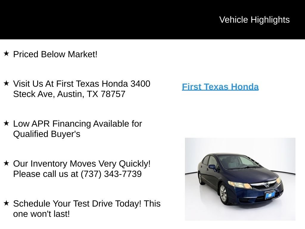Used 2010 Honda Civic EX image 9