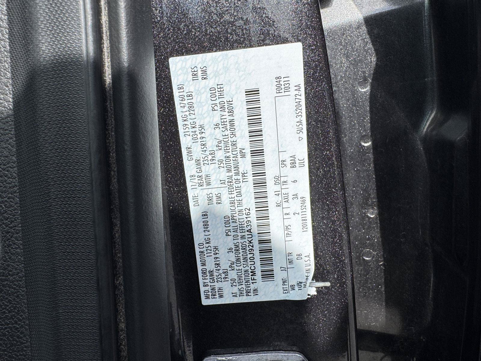 Used 2019 Ford Escape Titanium FWD image 30