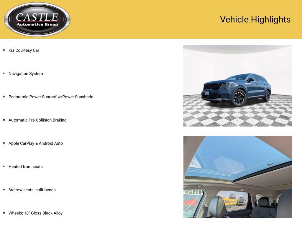 Used 2025 Kia Sorento S w/ Panoramic Sunroof Package image 4