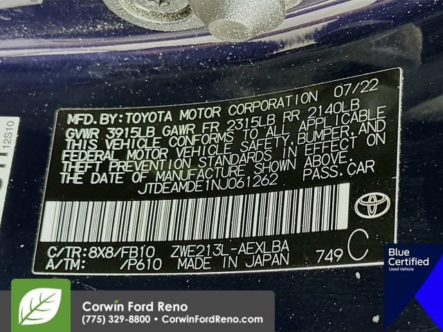 Used 2022 Toyota Corolla LE FWD image 34