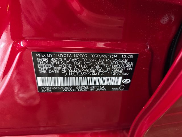 New 2025 Lexus IS 350 F Sport w/ Navigation Package image 36