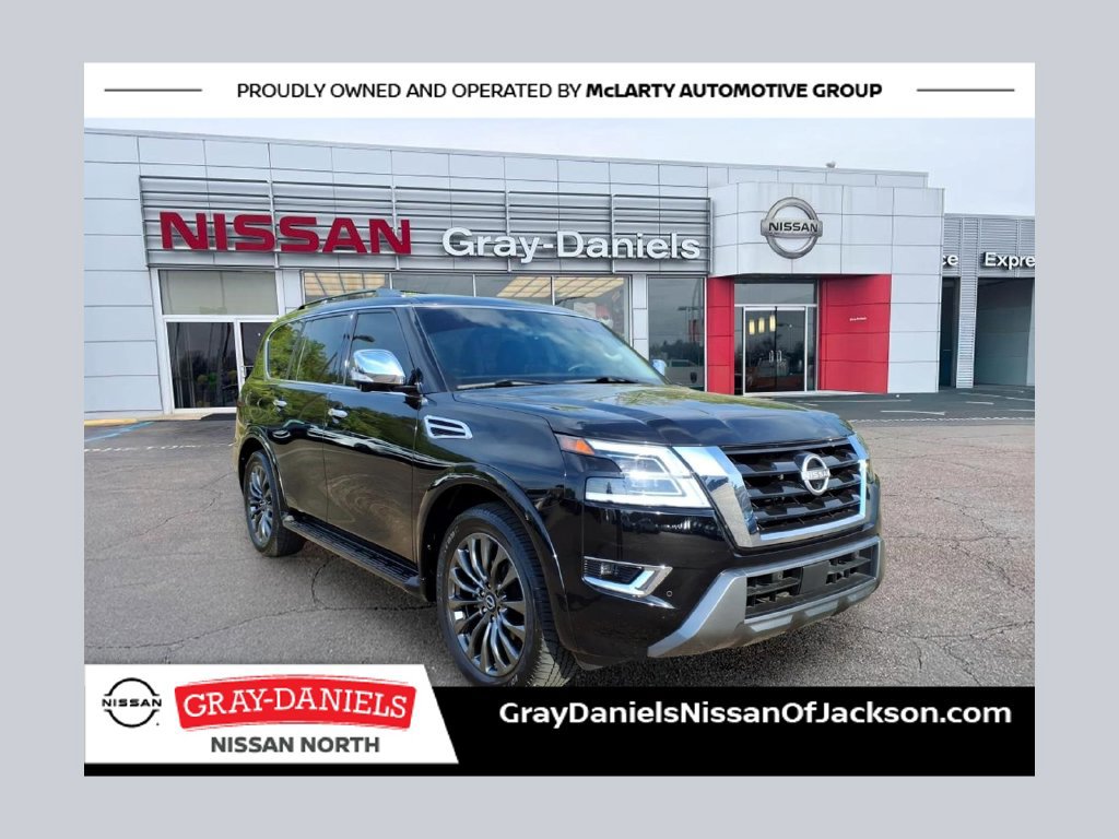 Certified 2024 Nissan Armada Platinum w/ Captain's Chairs Package