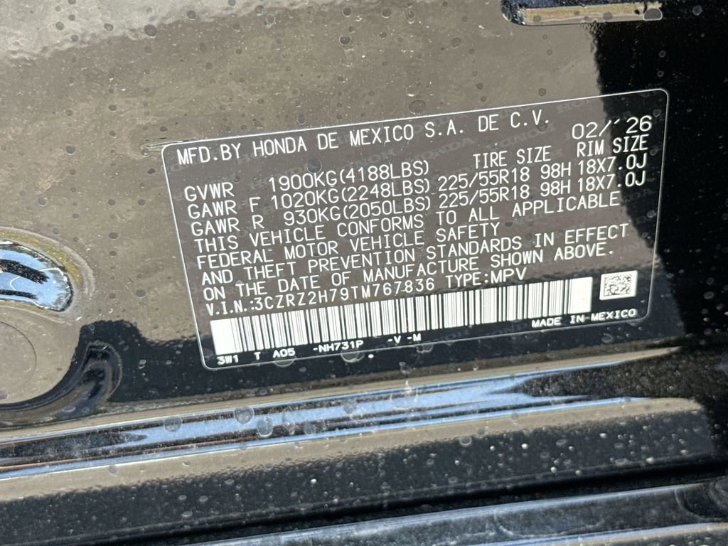 New 2026 Honda HR-V EX-L image 26