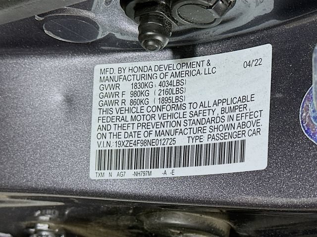 Certified 2022 Honda Insight Touring image 35