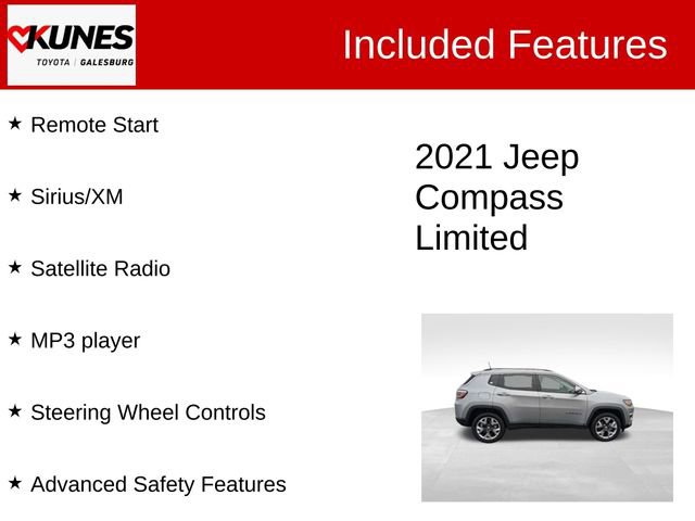 Used 2021 Jeep Compass Limited image 3