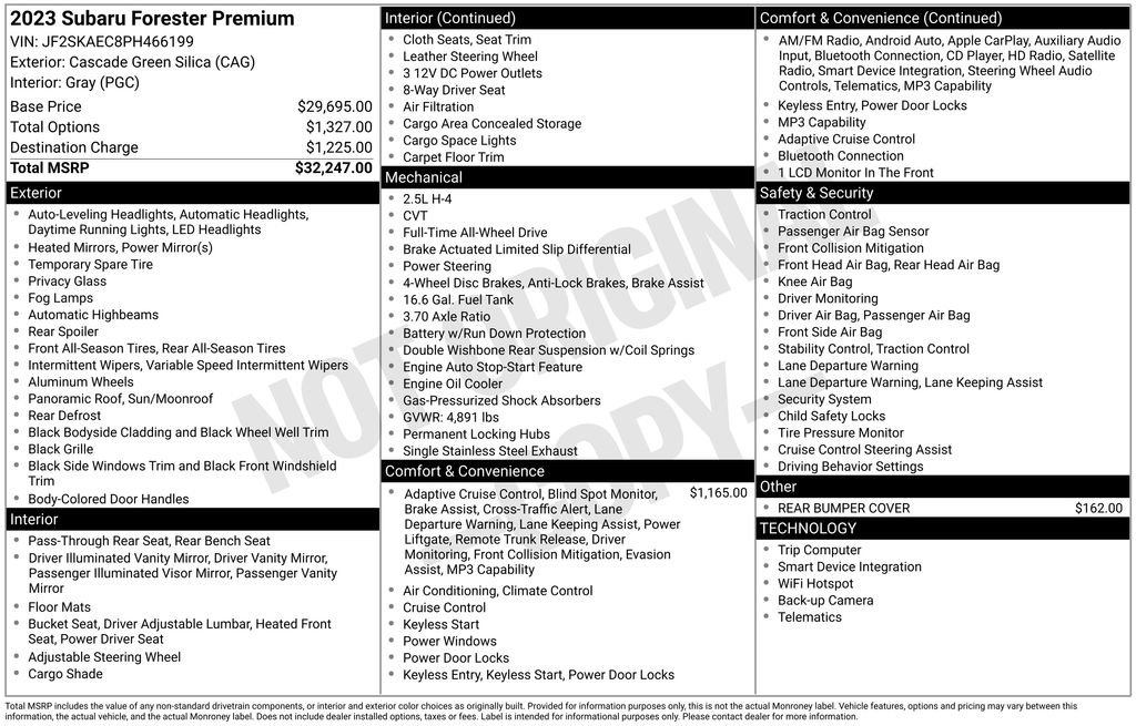 Used 2023 Subaru Forester Premium image 3