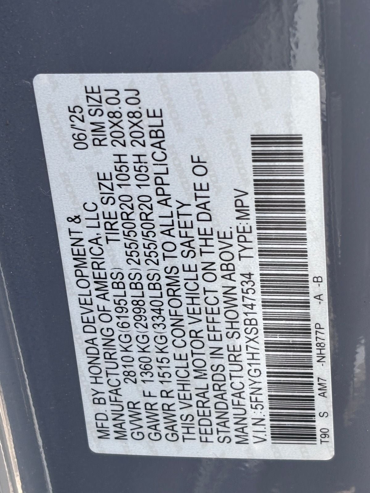 Certified 2025 Honda Pilot Touring image 37
