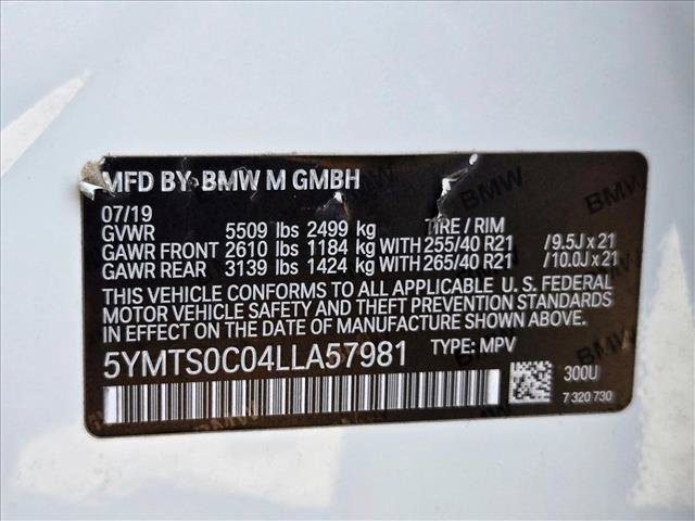 Used 2020 BMW X3 M w/ Executive Package AWD/4WD image 21