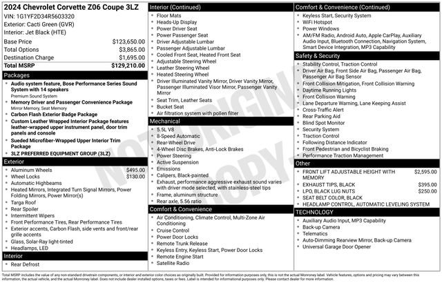 Used 2024 Chevrolet Corvette Z06 video 2